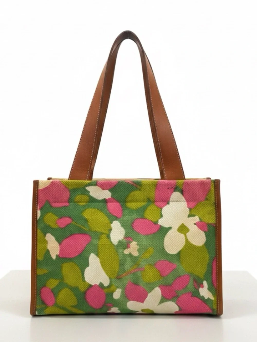 Vintage Kate Spade Boho Retro Summer Spring Floral Handbag Tote **Fair READ**